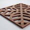 Ekena Millwork Small Garland Decorative Fretwork Wood Wall Panels, Walnut, 11 3/8"W x 11 3/8"H x 3/8"T WALW12X12X0375GRDWA - alternate 3